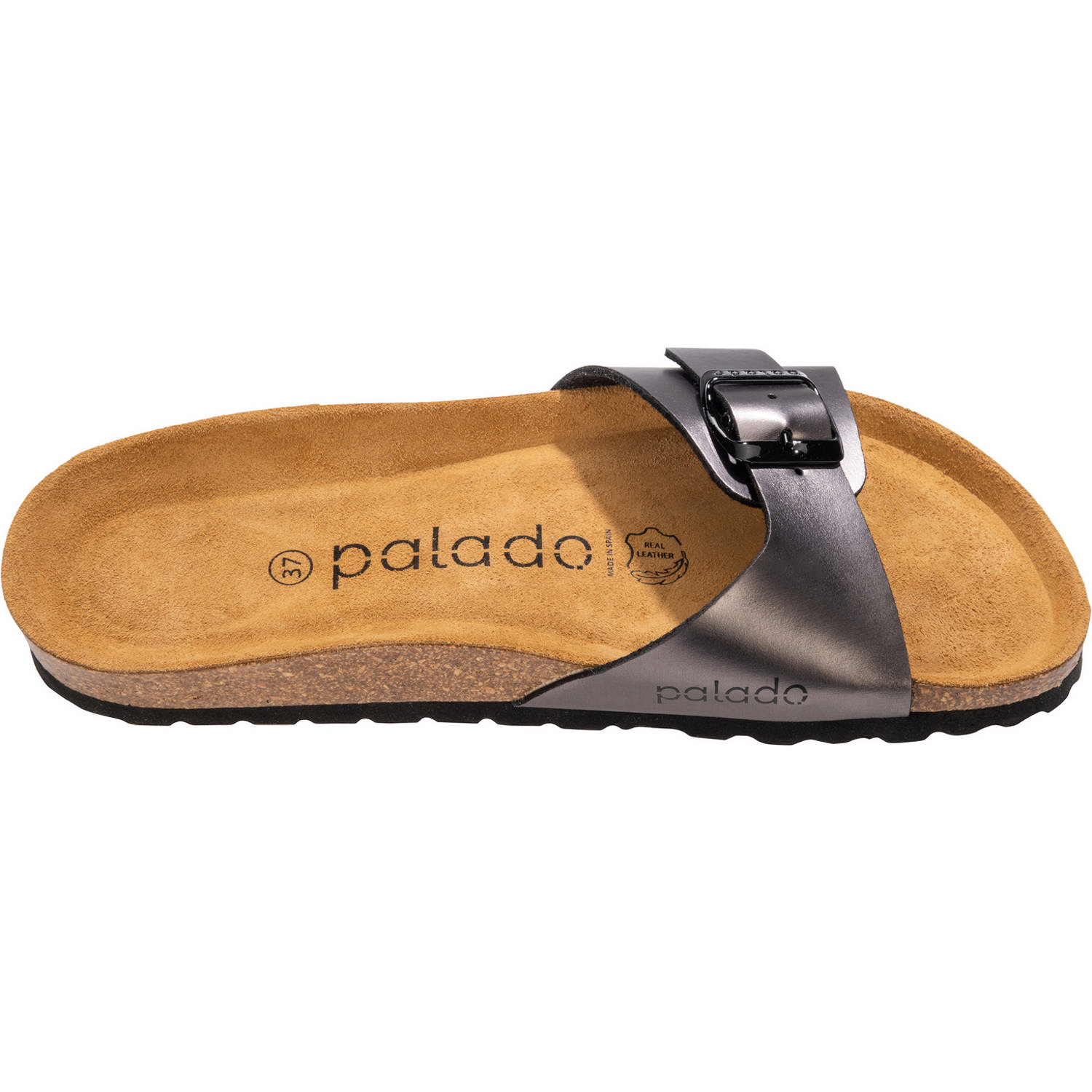 Palado Malta Arizona, Pantoletten, Damen, Metallic Antra