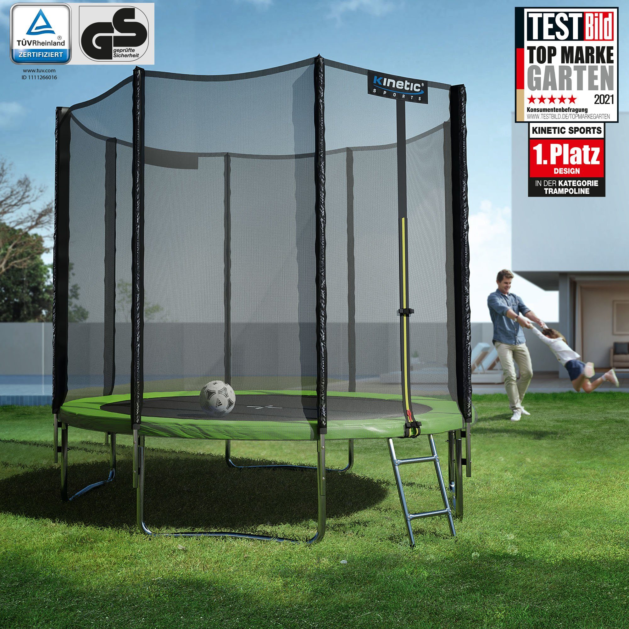 Kinetic Sports Gartentrampolin TPLS