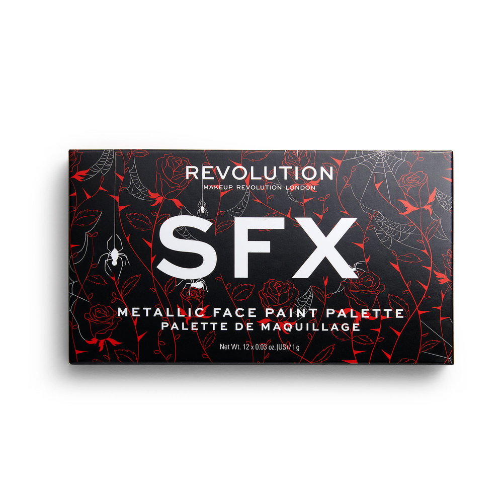 Revolution Revolution Halloween Metallic Face Paint Palette Palette de peinture pour le visage