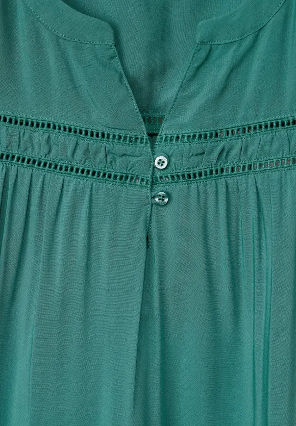 Street One Viskosebluse mit Häkeldetail