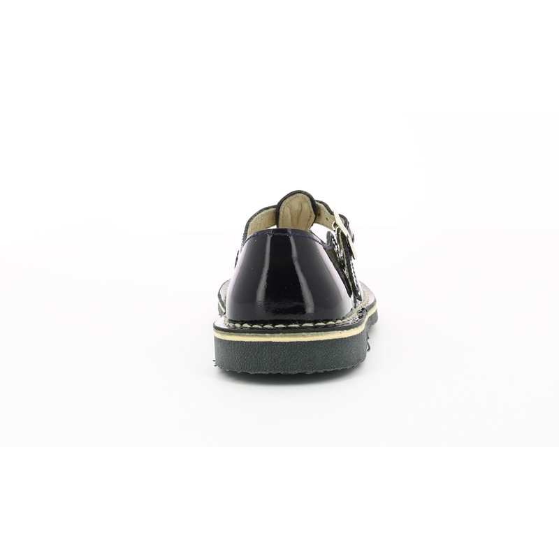 Salomés cuir metallise Dingo