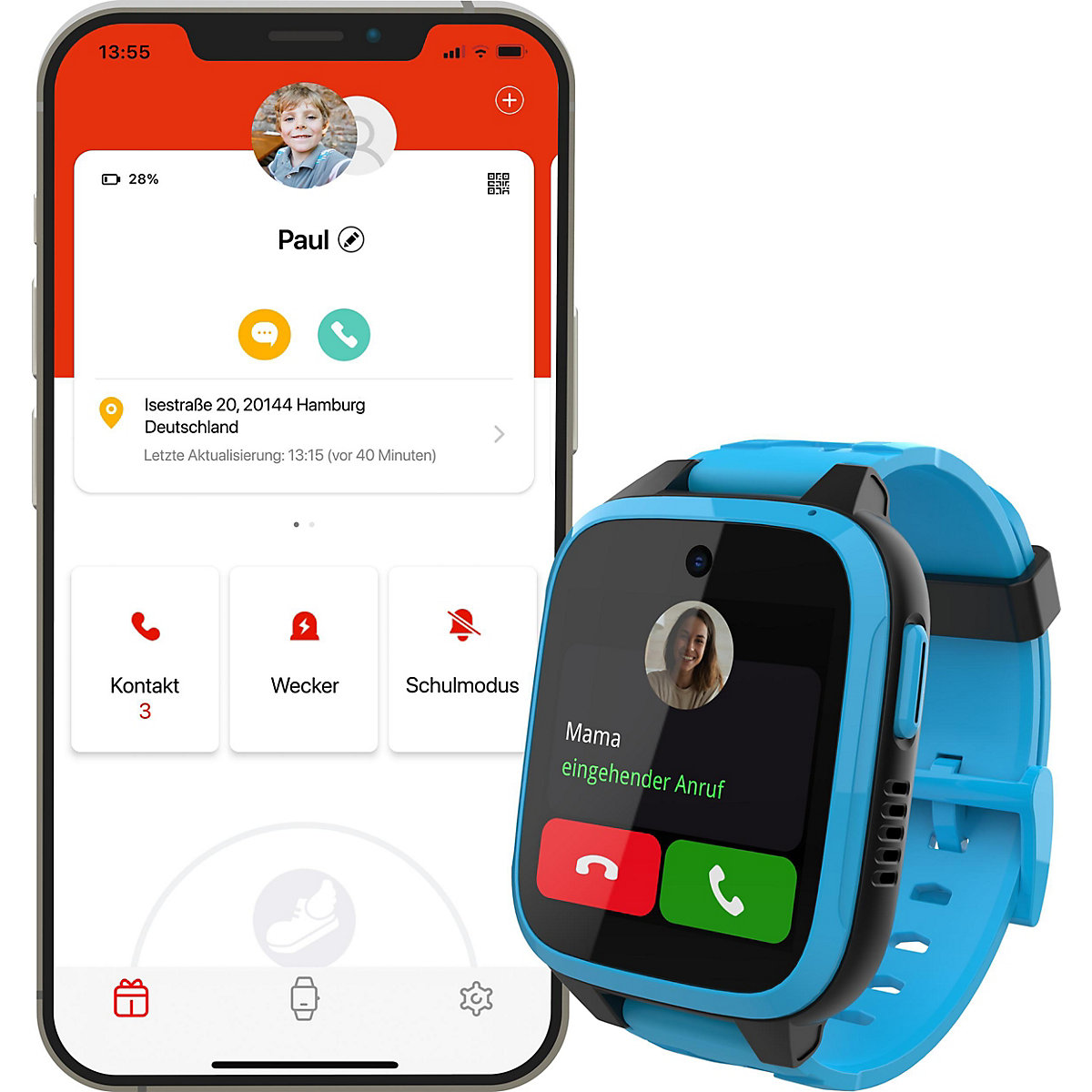 Xplora XGO3, blue, Nano SIM