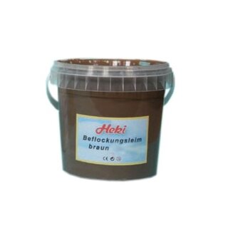 Beflockungsleim braun 500 g