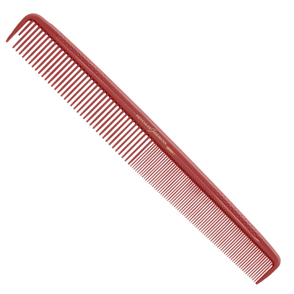 Hercules Sägemann Carbon Kamm HS C2 Rot 8,5 Zoll
