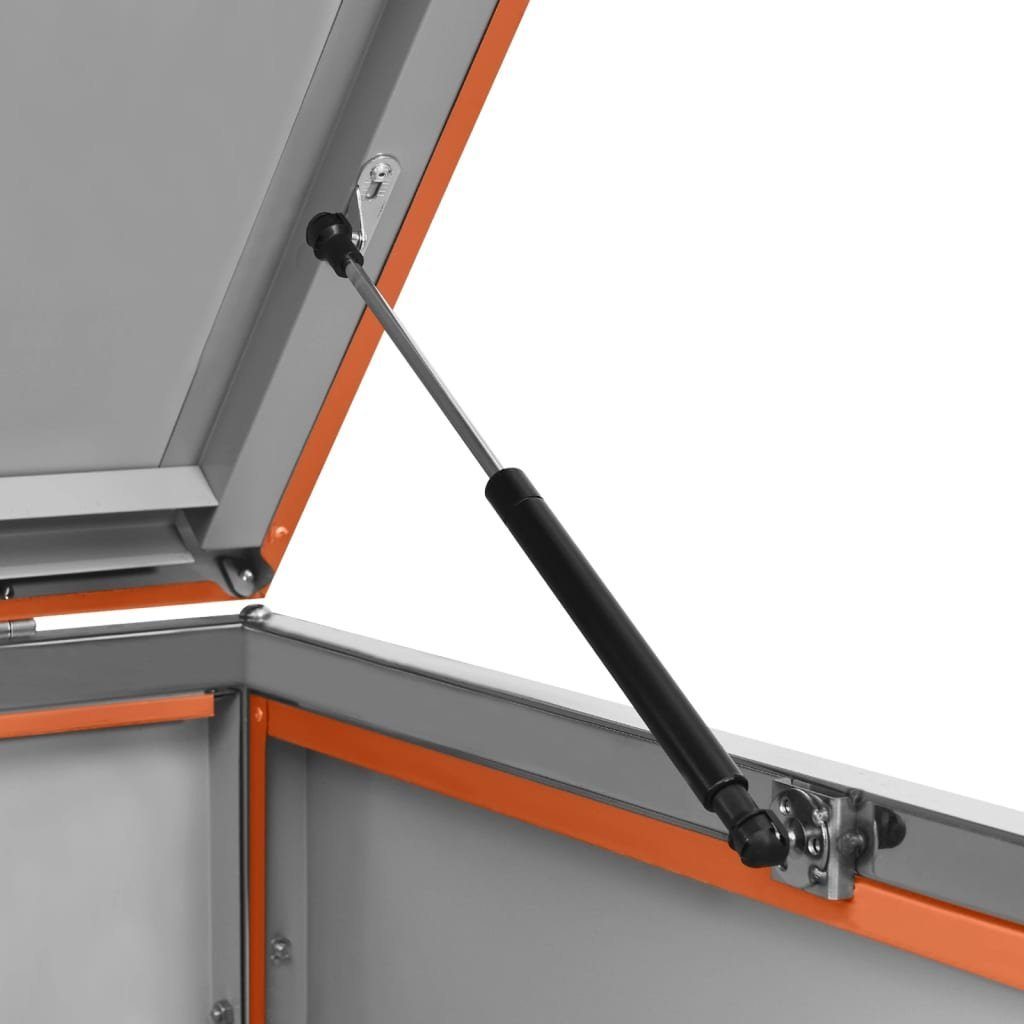 vidaXL Mülltonnenbox Mülltonnenbox für 1 Tonne 69x77,5x115 cm Edelstahl
