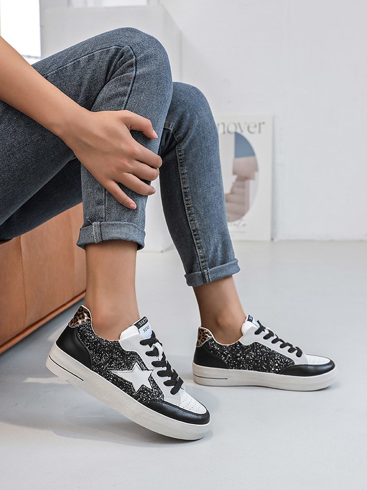 Sixth Sens Sneakers in Schwarz/ Grau/ Weiß günstig kaufen
