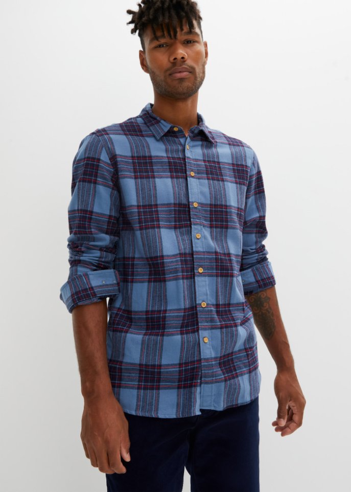 Flanell-Langarmhemd (2er Pack)