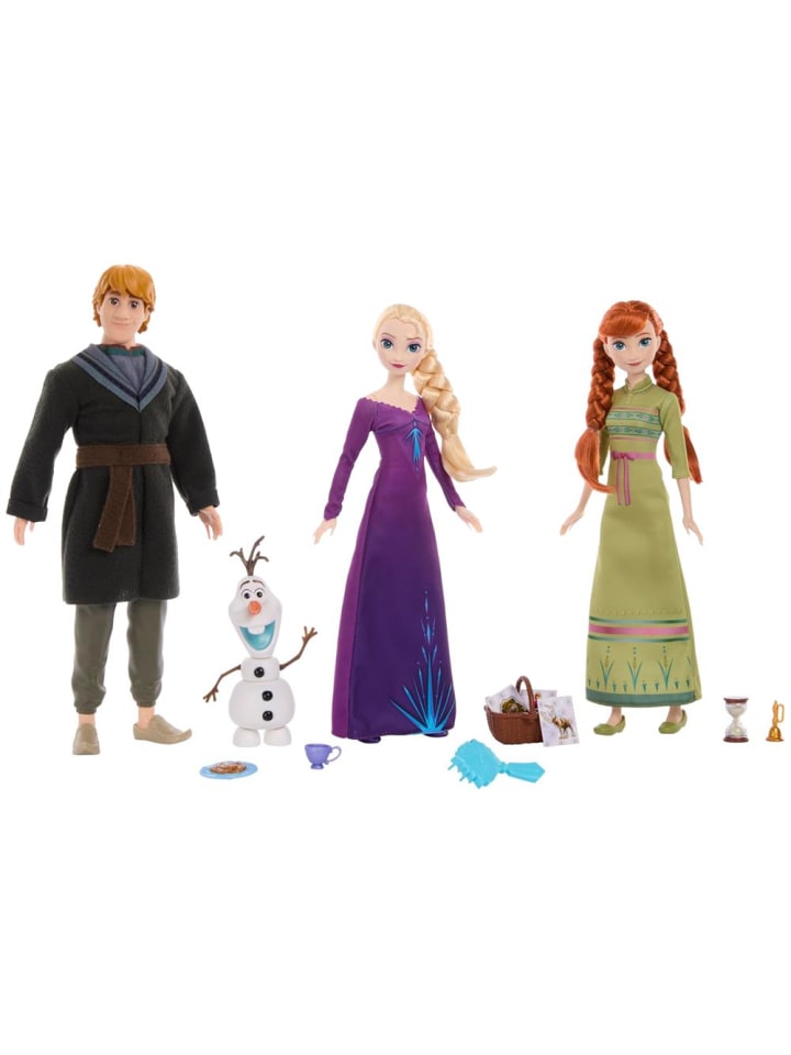 Disney Frozen Puppen Elsa, Anna, Kristoff & Olaf | Disney Eiskönigin Frozen | Mattel günstig kaufen onesize
