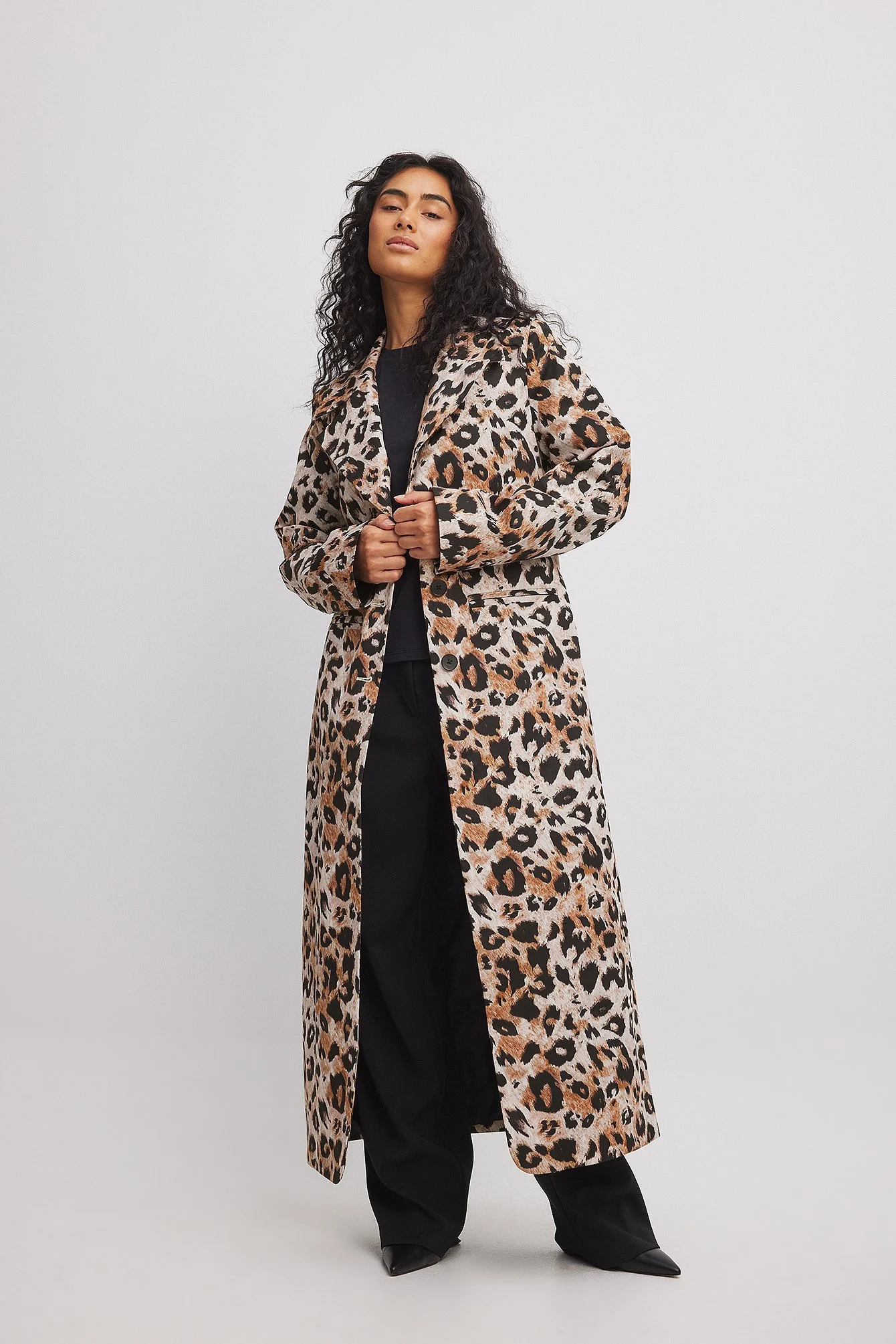 Leopard Print Coat