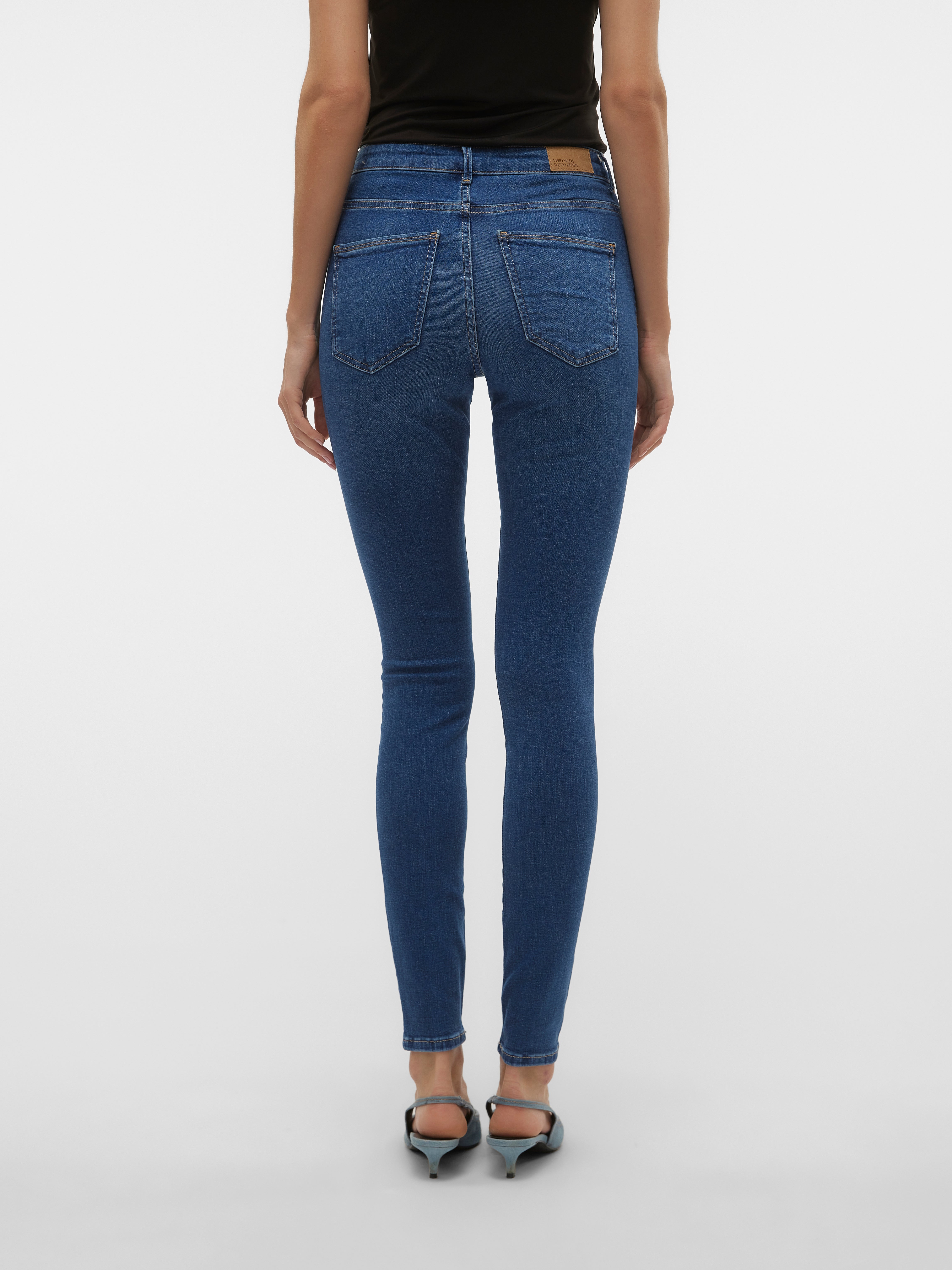 VMSOPHIA Hohe Taille Skinny Fit Jeans