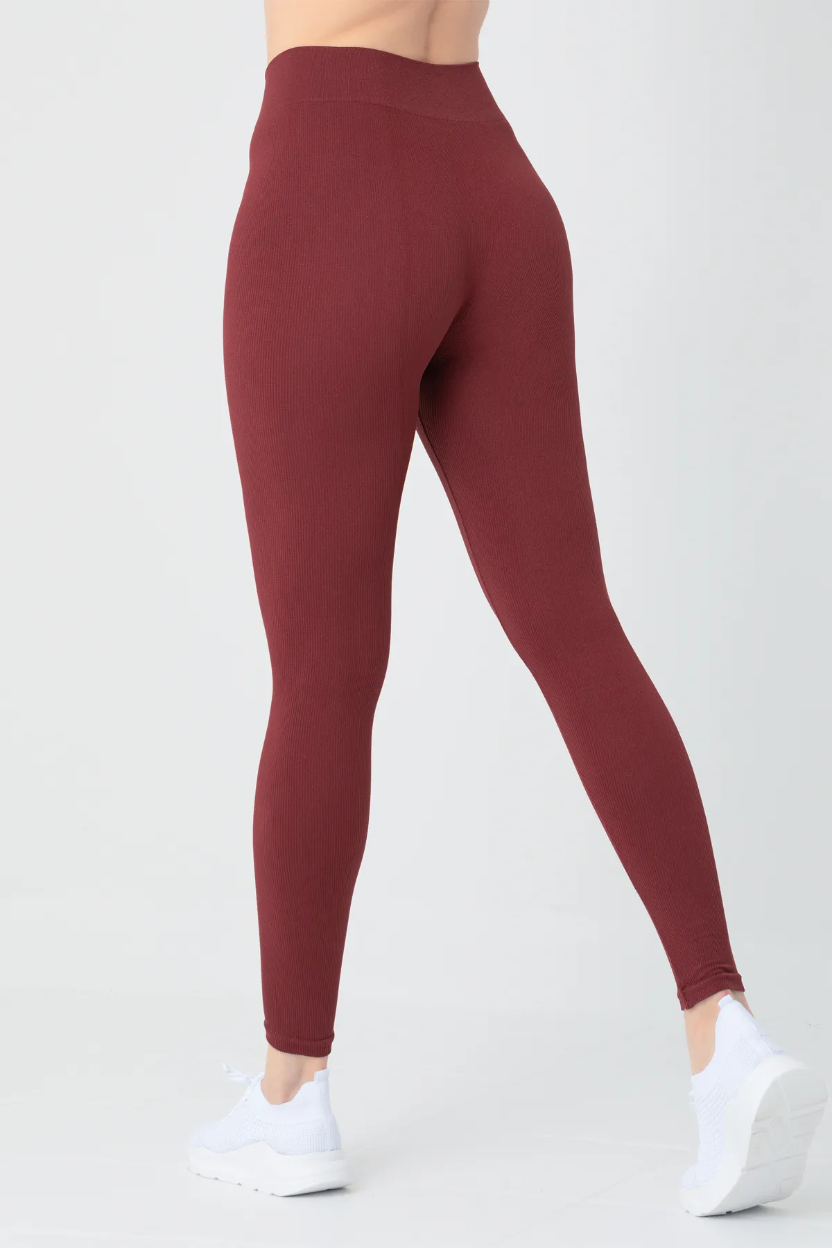 Doremi  Nahtlose gestrickte Leggings mit hoher Taille