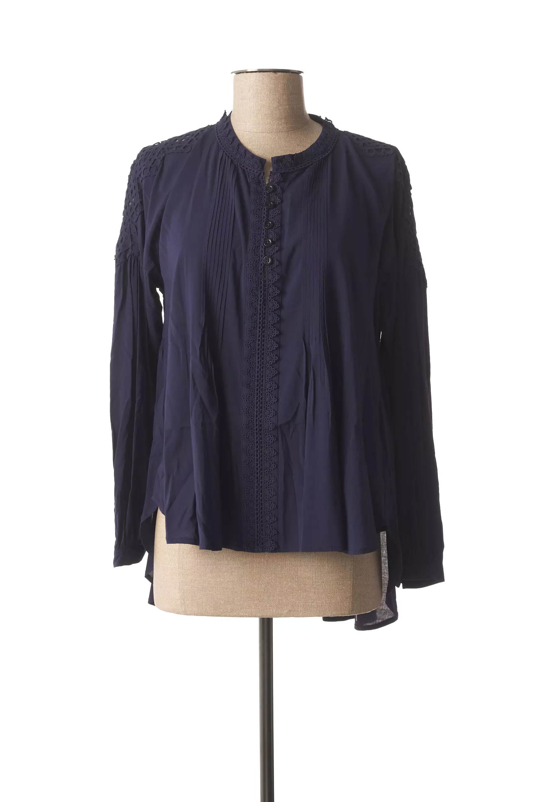 High Tuniquemanchelongue Femme couleur bleu