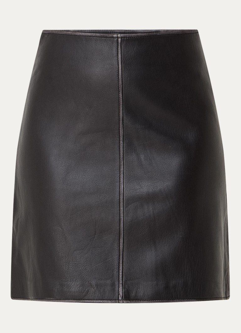 Spódniczka mini ze skóry jagnięcej MaxMara Zelia