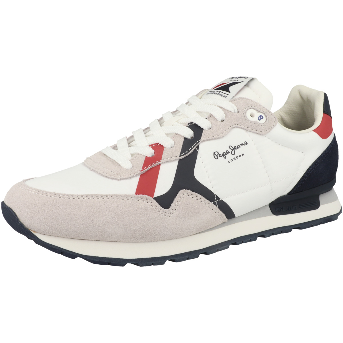 Pepe Jeans Brit Road Sneaker Low weiss