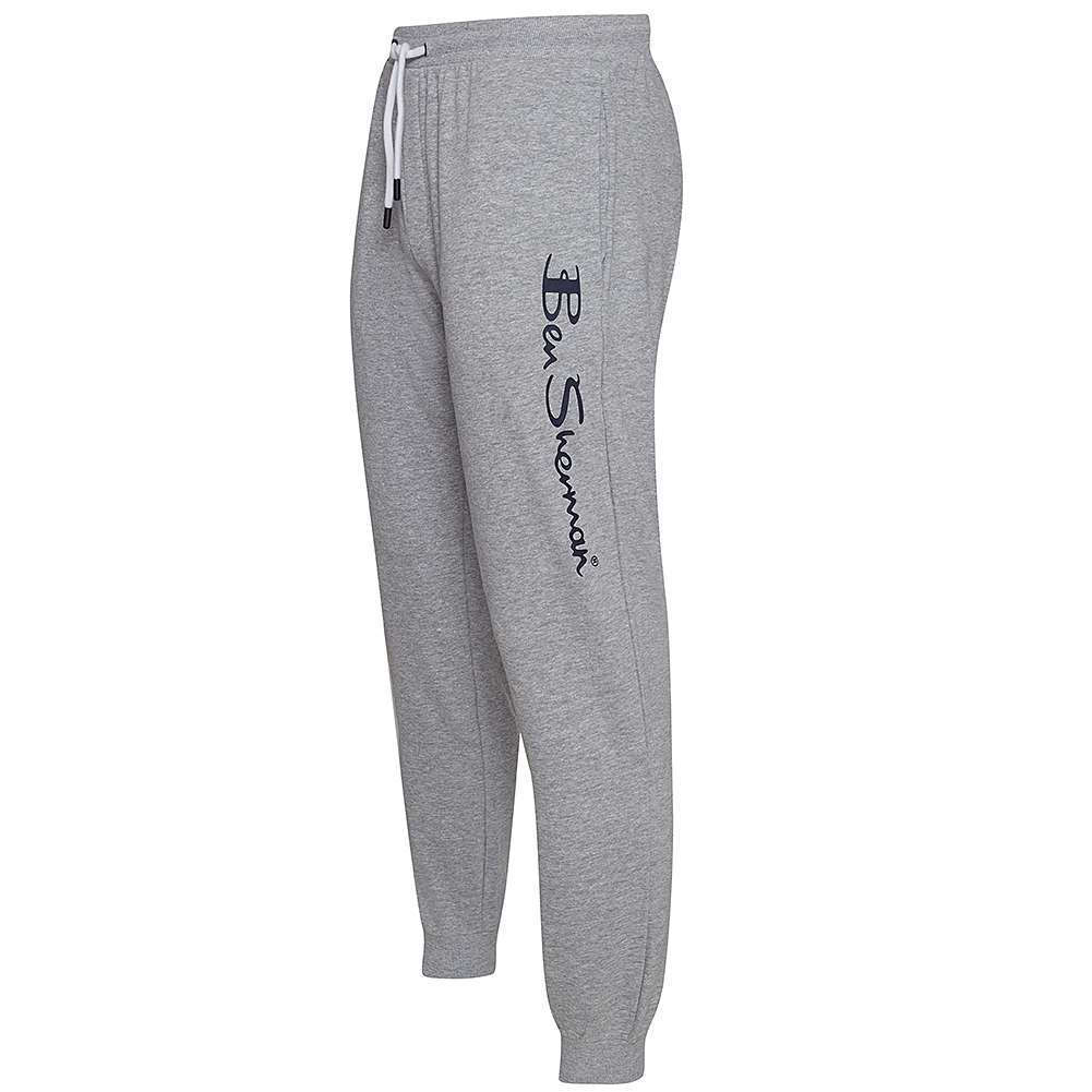 BEN SHERMAN Large Logo Herren Jogginghose 0066958G-GREY MARLE