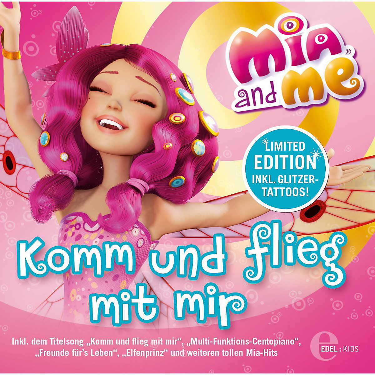 CD Mia and me Liederalbum - Komm und flieg mit mir (12 Songs)