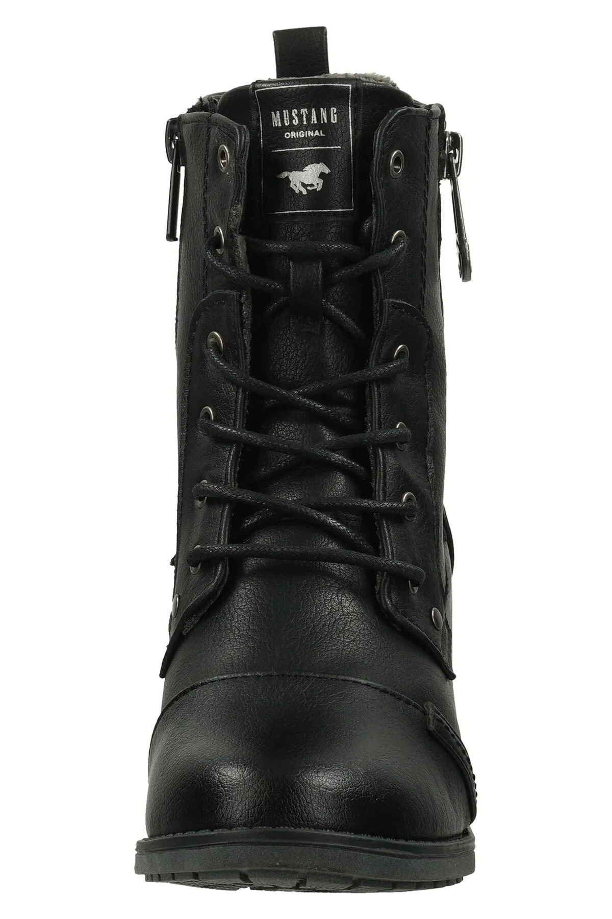 Mustang  Stiefelette - Schwarz - Blockabsatz