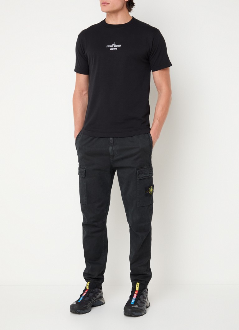 Μπλούζα Stone Island 2NS91 με λογότυπο και στάμπα στο πίσω μέρος