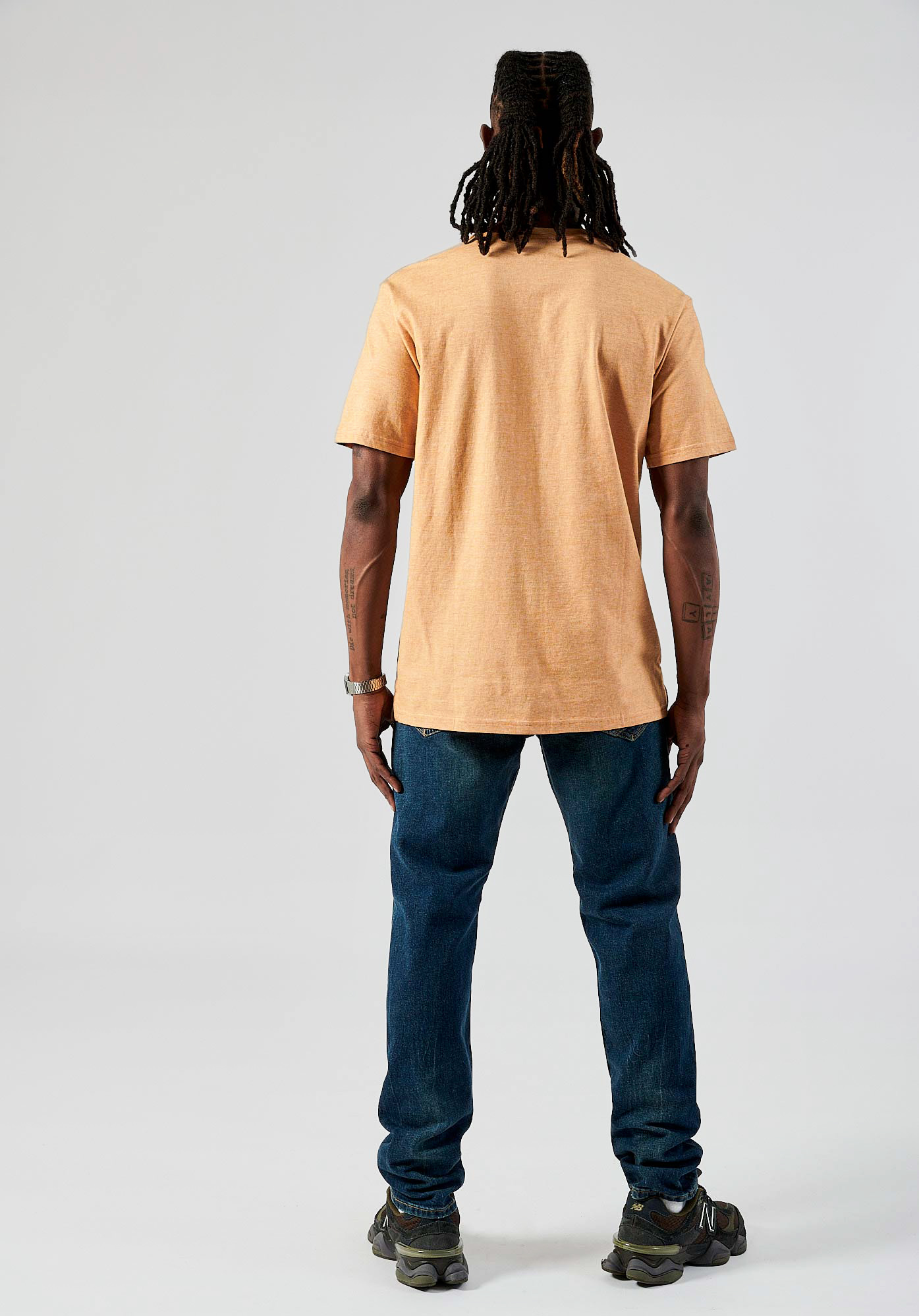 SAVE   T-shirt orange Homme en 100% coton