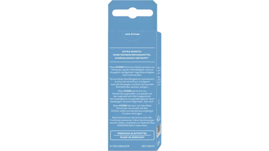 Ritex Gleitgel Hydro Sensitiv 50 ml