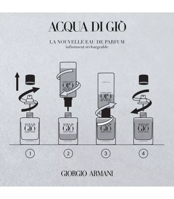 ACQUA DI GIO Eau de Parfum Vaporisateur Rechargeable