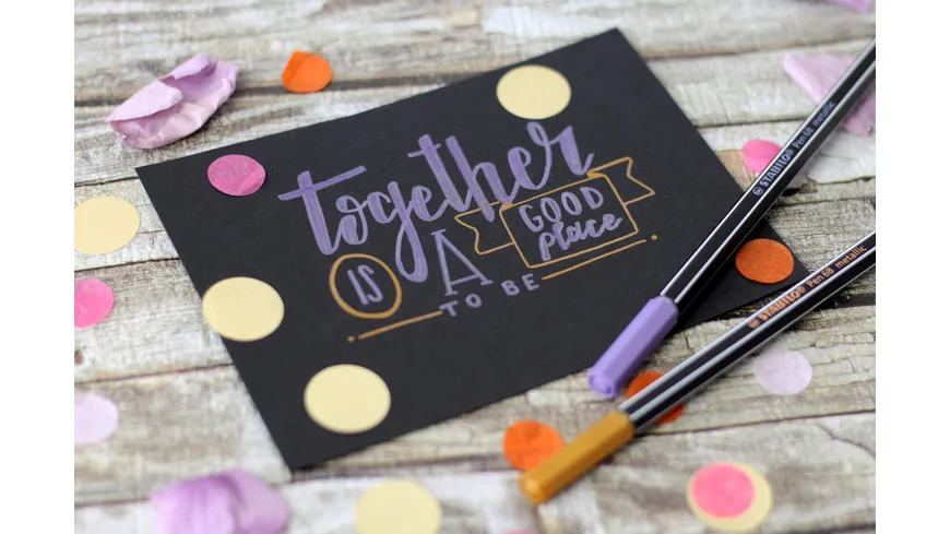STABILO® Premium Metallic-Filzstift - STABILO Pen 68 metallic - 6er Pack - mit 6 verschiedenen Metallic-Farben sortiert