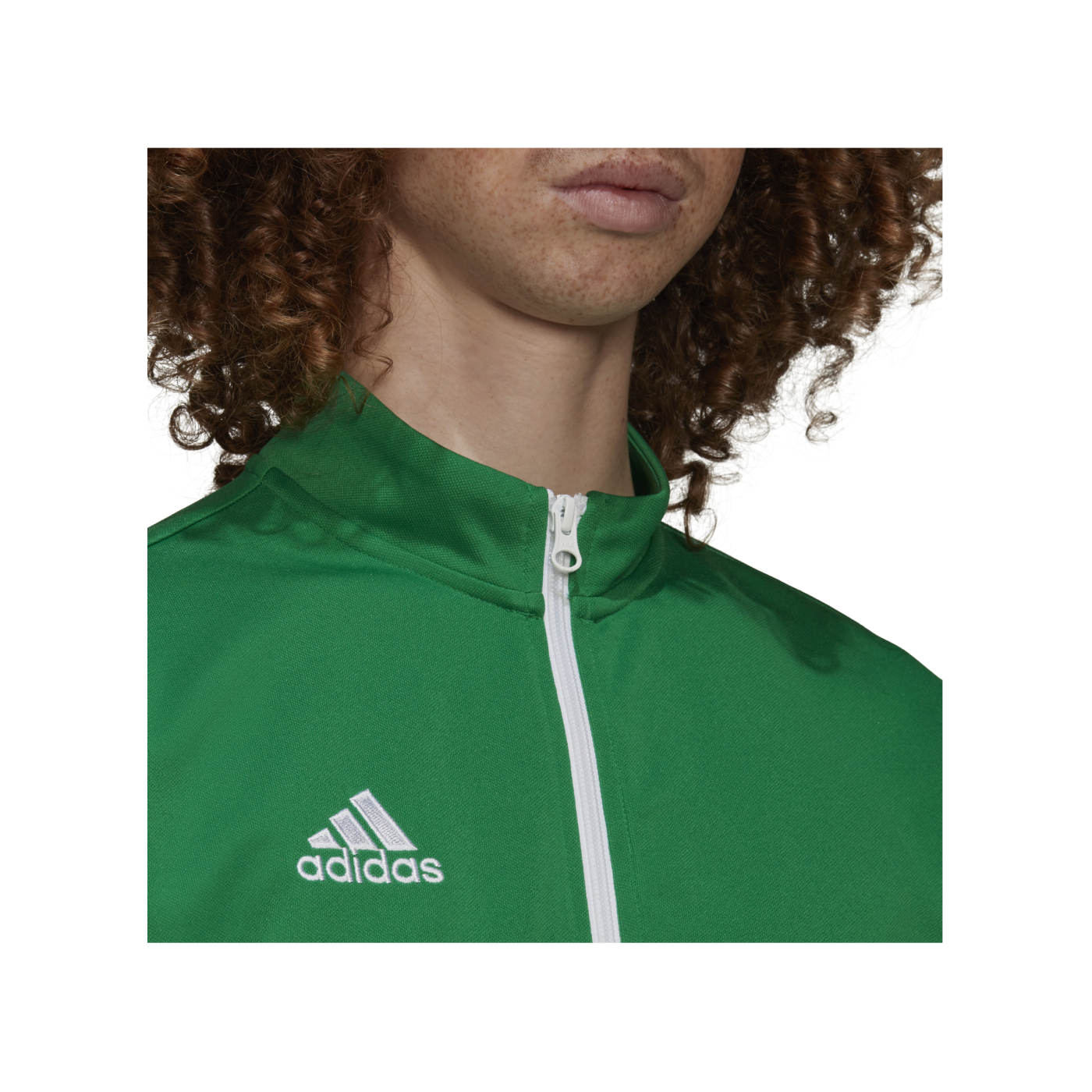 adidas Entrada 22 TK Trainingsjacke Grün Weiss