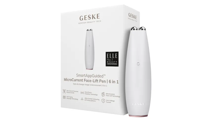 GESKE MicroCurrent Face-Lift Pen 6 IN 1 weiß