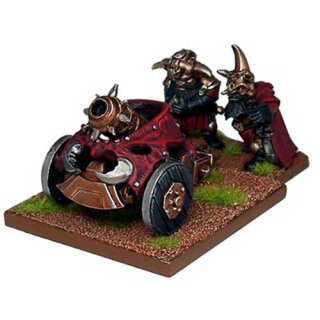 Abyssal Dwarf Angkor Heavy Mortar (Warmachine and Crew)