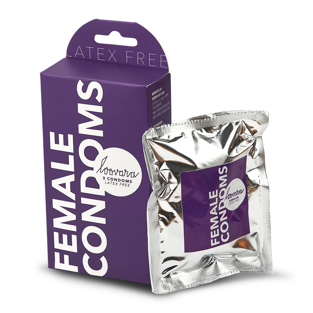 loovara Female condoms - Sans latex - Préservatif féminin Préservatif féminin sans latex