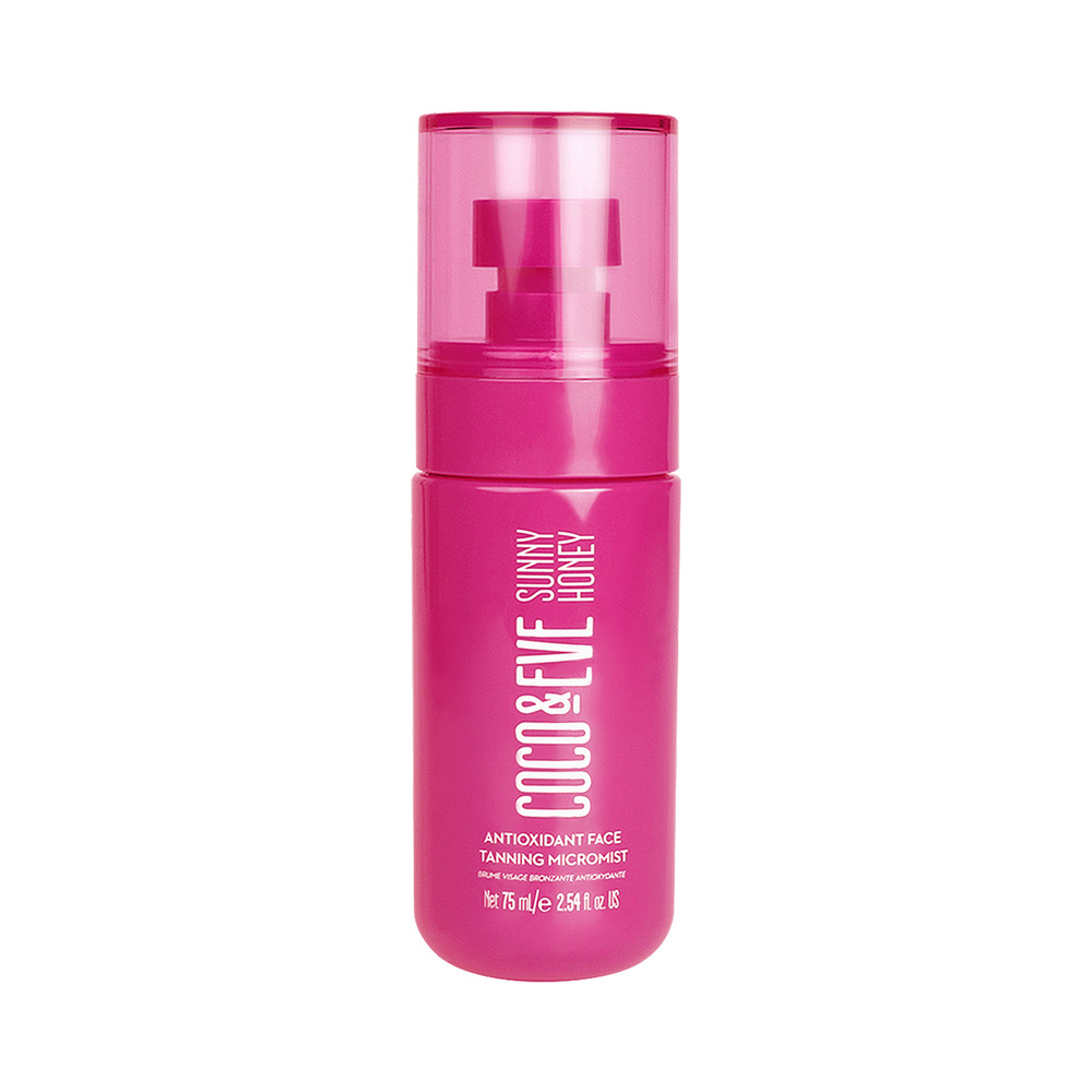 coco & eve Sunny Honey Antioxidant Face Tanning Micromist Sérum autobronzant