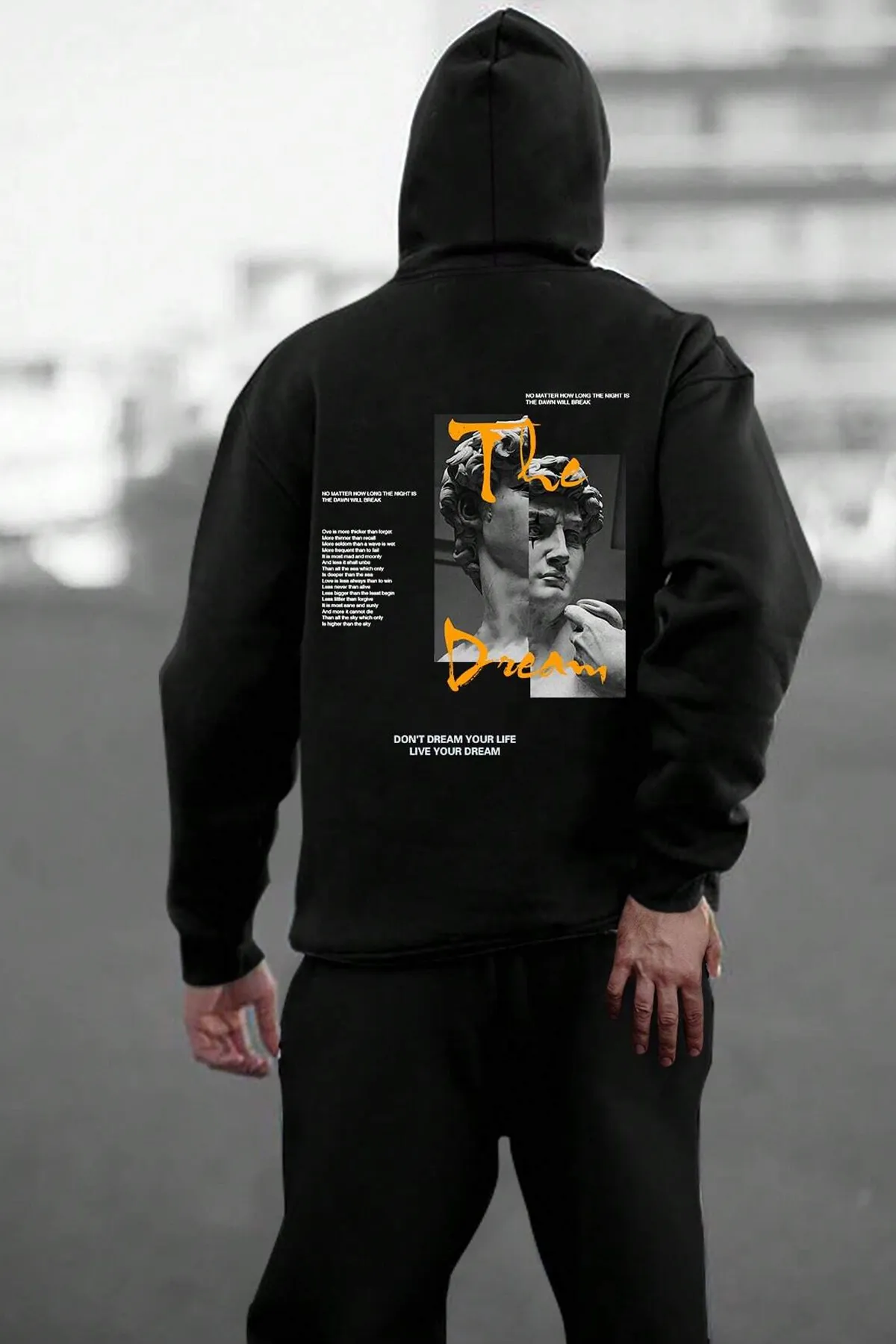 uyguntarz  Trainingsanzugset mit „The Dream“-Aufdruck, Unisex