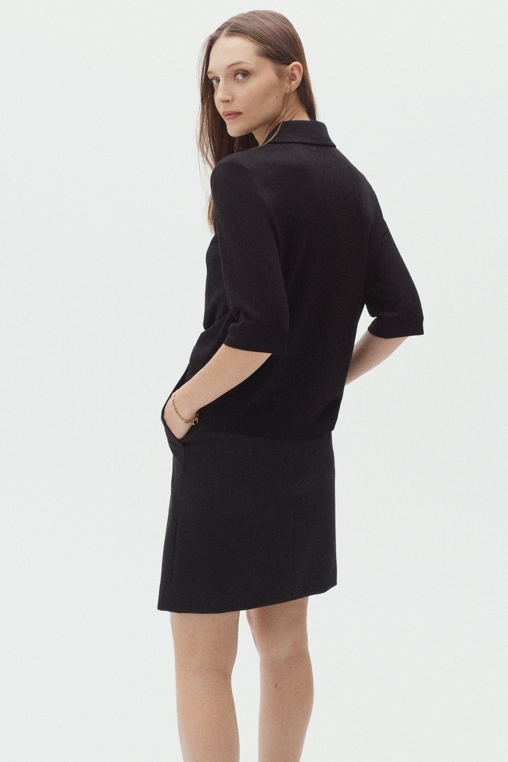jupe alvina noir femme