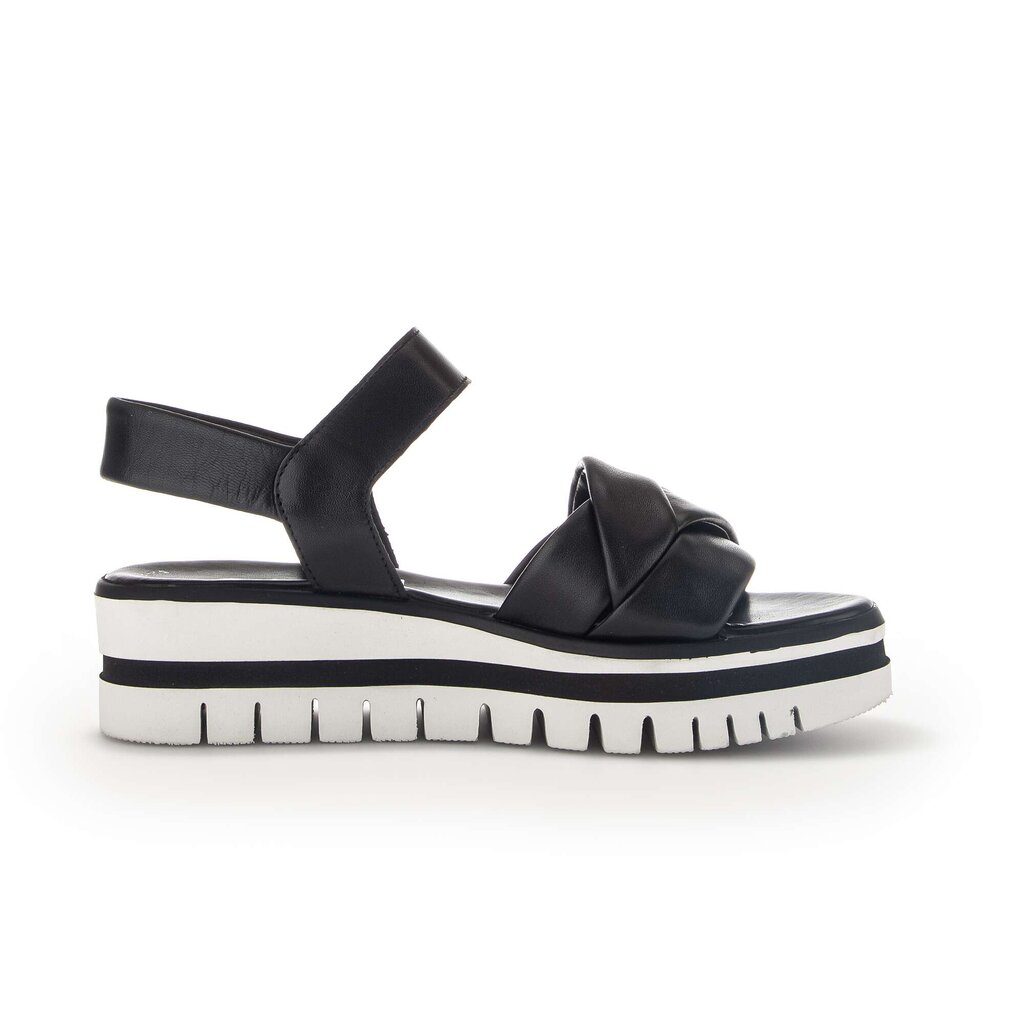 Gabor fashion Plateau Sandale schwarz