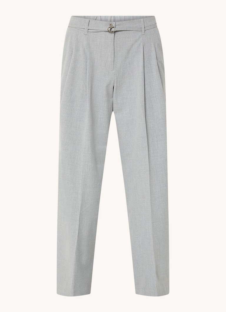 Summum high-waist loose-fit trousers with side pockets