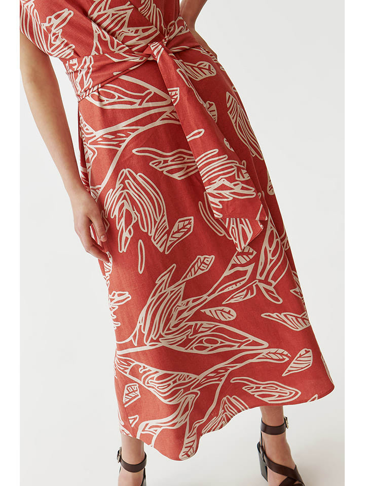 TATUUM Kleid in Weiß/ Rot günstig kaufen