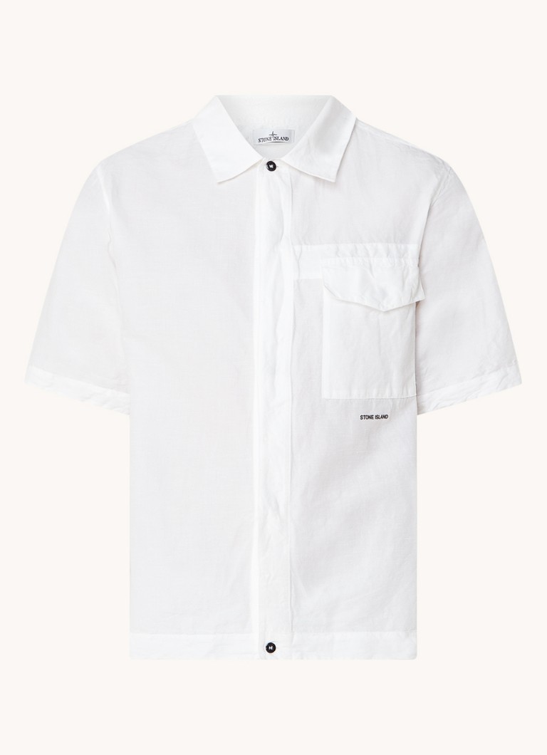 Πουκάμισο κανονικής εφαρμογής Stone Island 11809 με τσέπη στο στήθος
