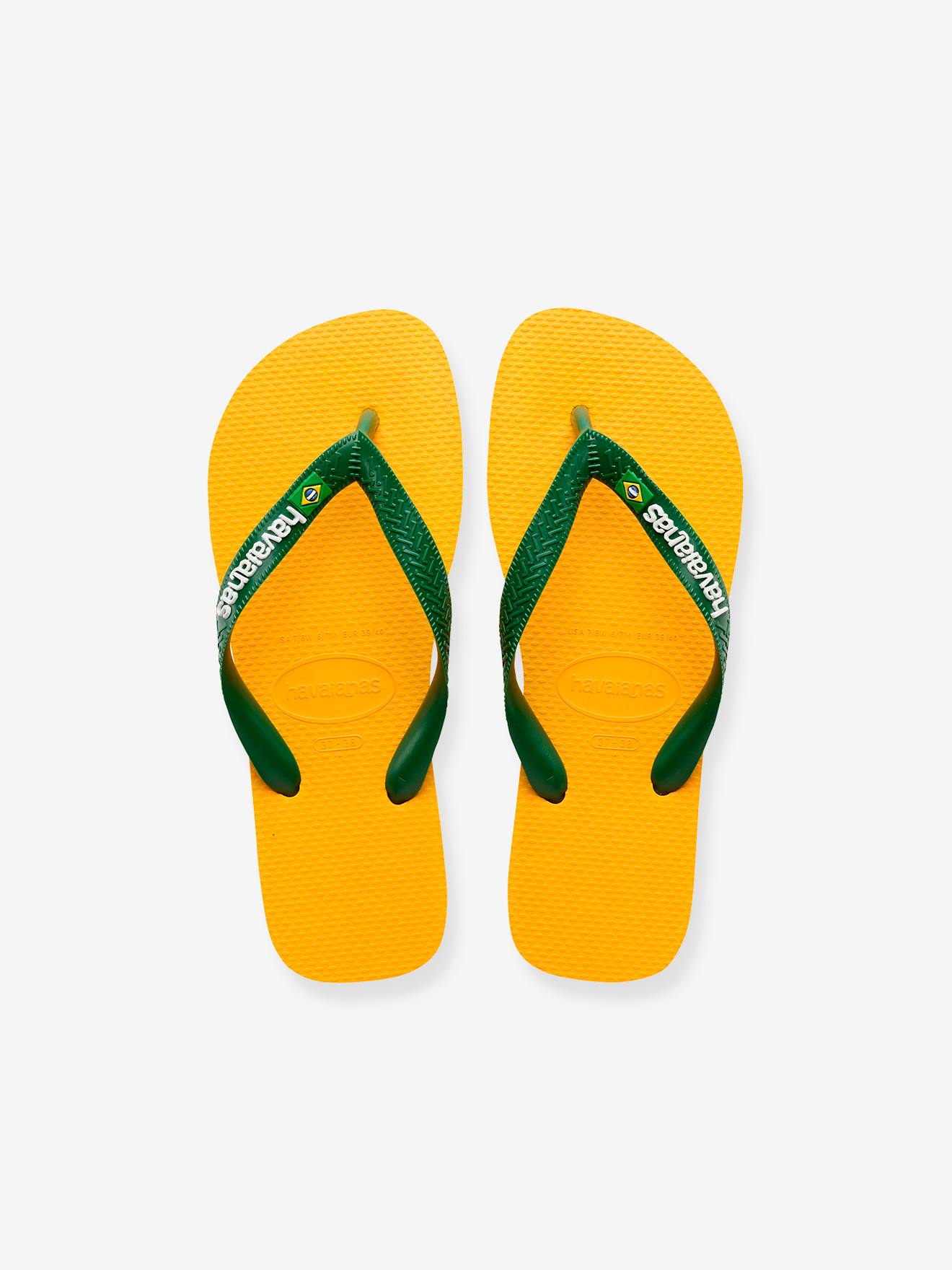 Havaianas Kinder Zehenpantoletten Brasil Logo HAVAIANAS - gelb