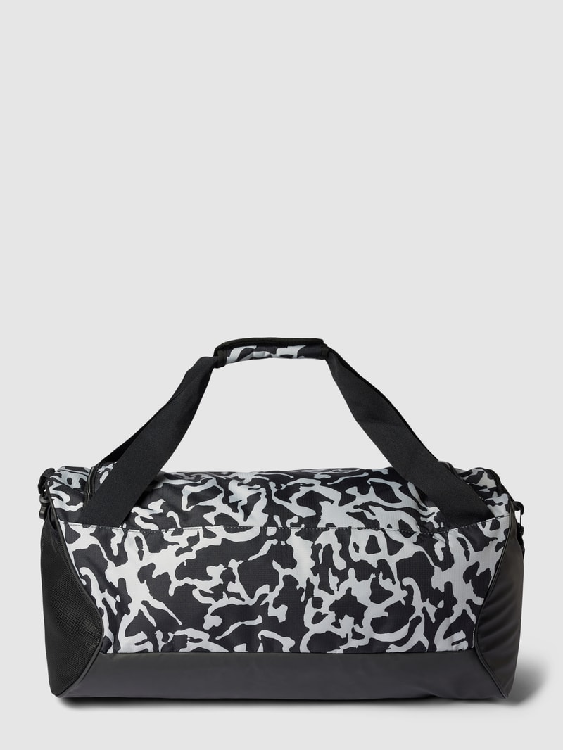 Weekender mit Label-Print Modell 'Brasilia' in schwarz