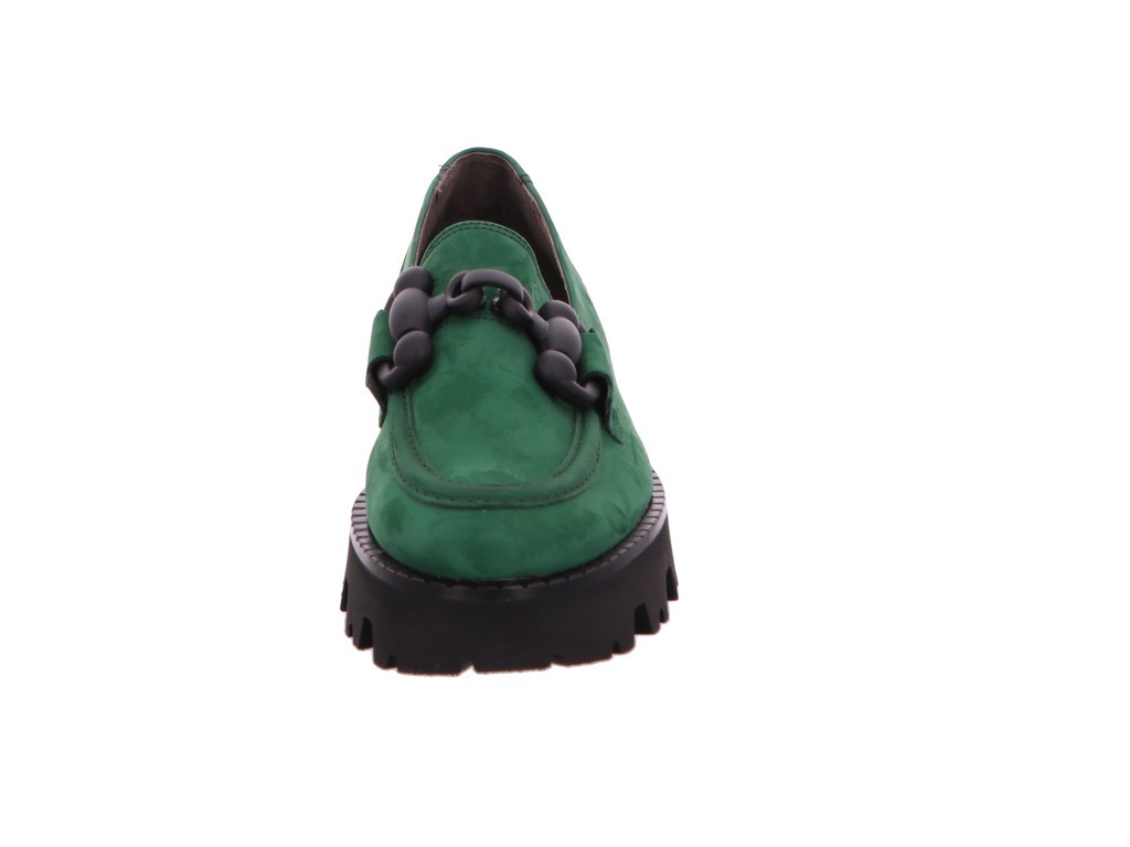 PAUL GREEN Klassische Slipper grün
