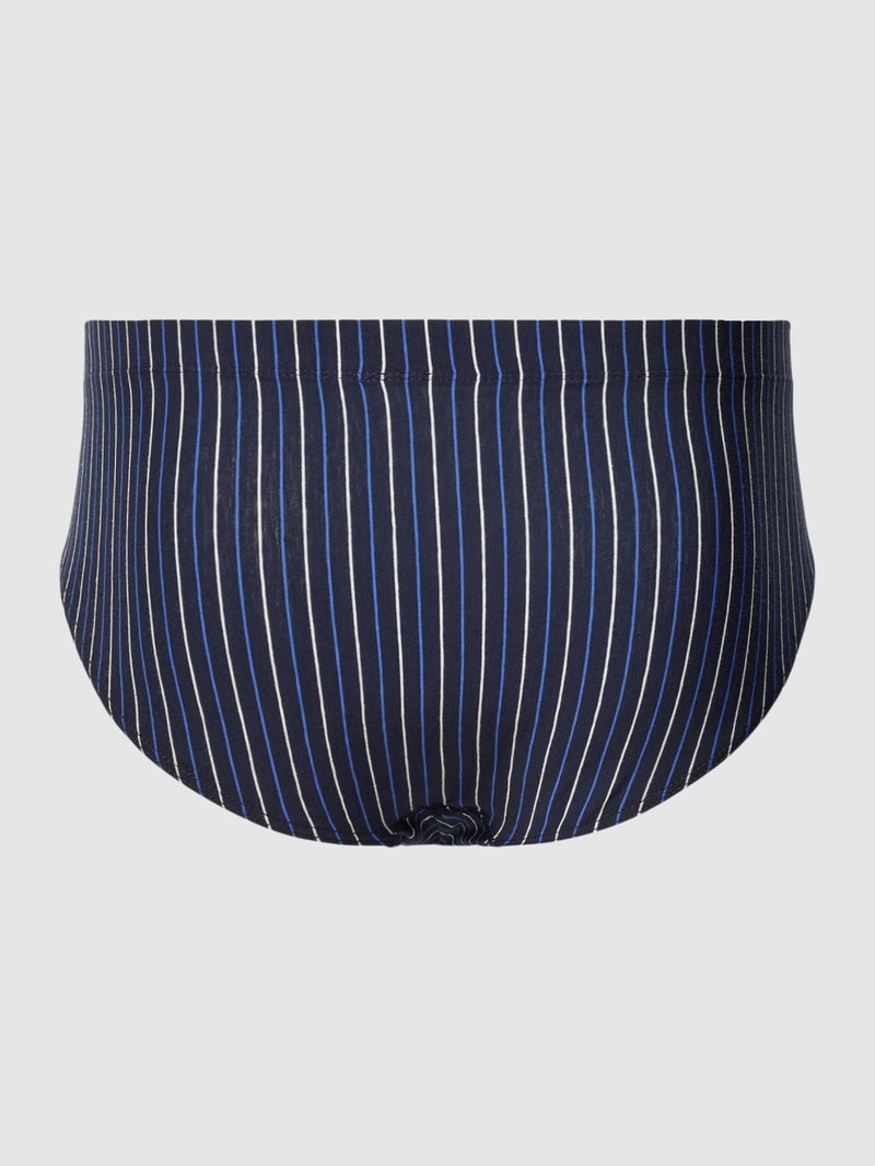 Slip mit Teilungsnähten im 3er-Pack in dunkelblau
