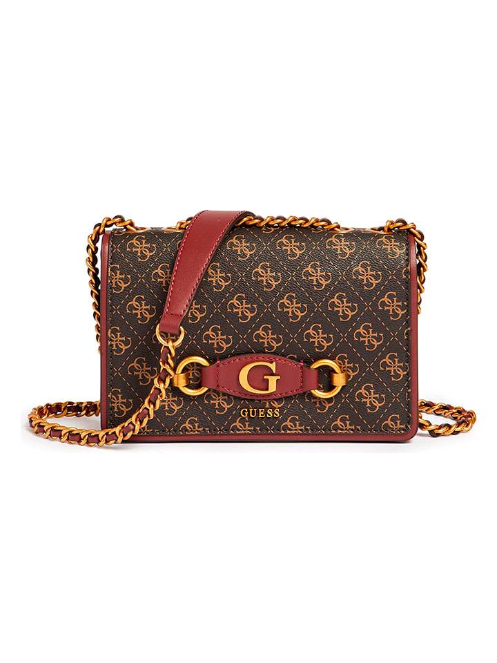 Guess Umhängetasche in Schwarz/ Braun - (B)24 cm x (H)15 cm x (T)7 cm günstig kaufen onesize