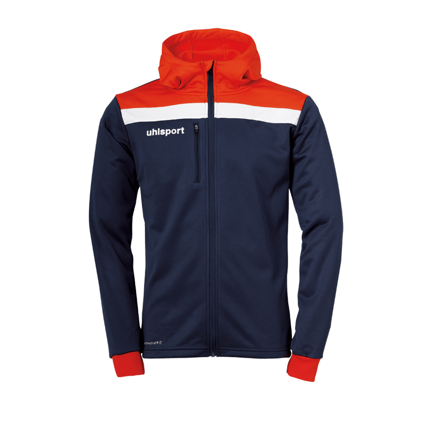 Uhlsport Offense 23 Kapuzenjacke Blau Rot F10