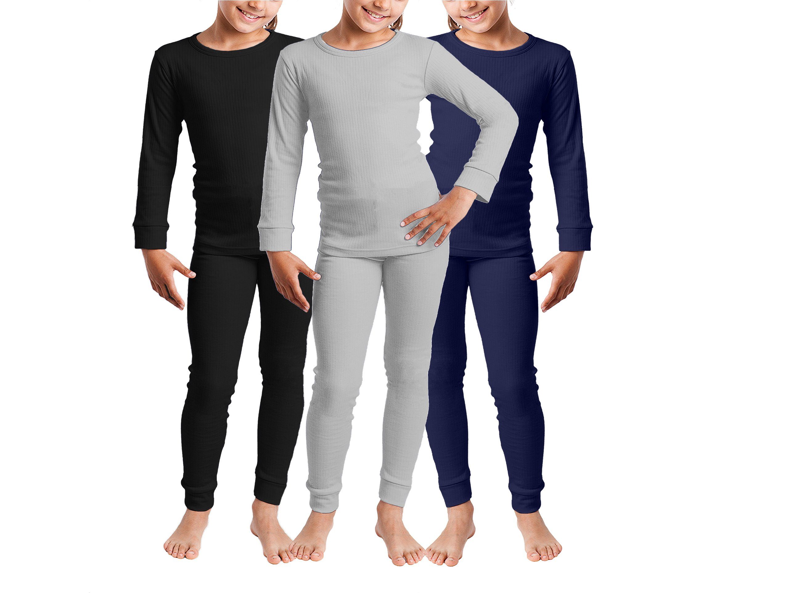 Cocain underwear Thermounterhose Ski Unterwäsche Thermo Kinder Hemd Hose (2-St) innen angeraut