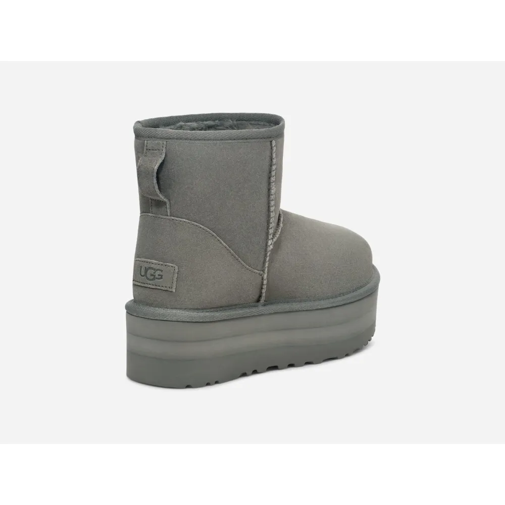 UGG W Classic Mini Platform 1134991-RNS / grau