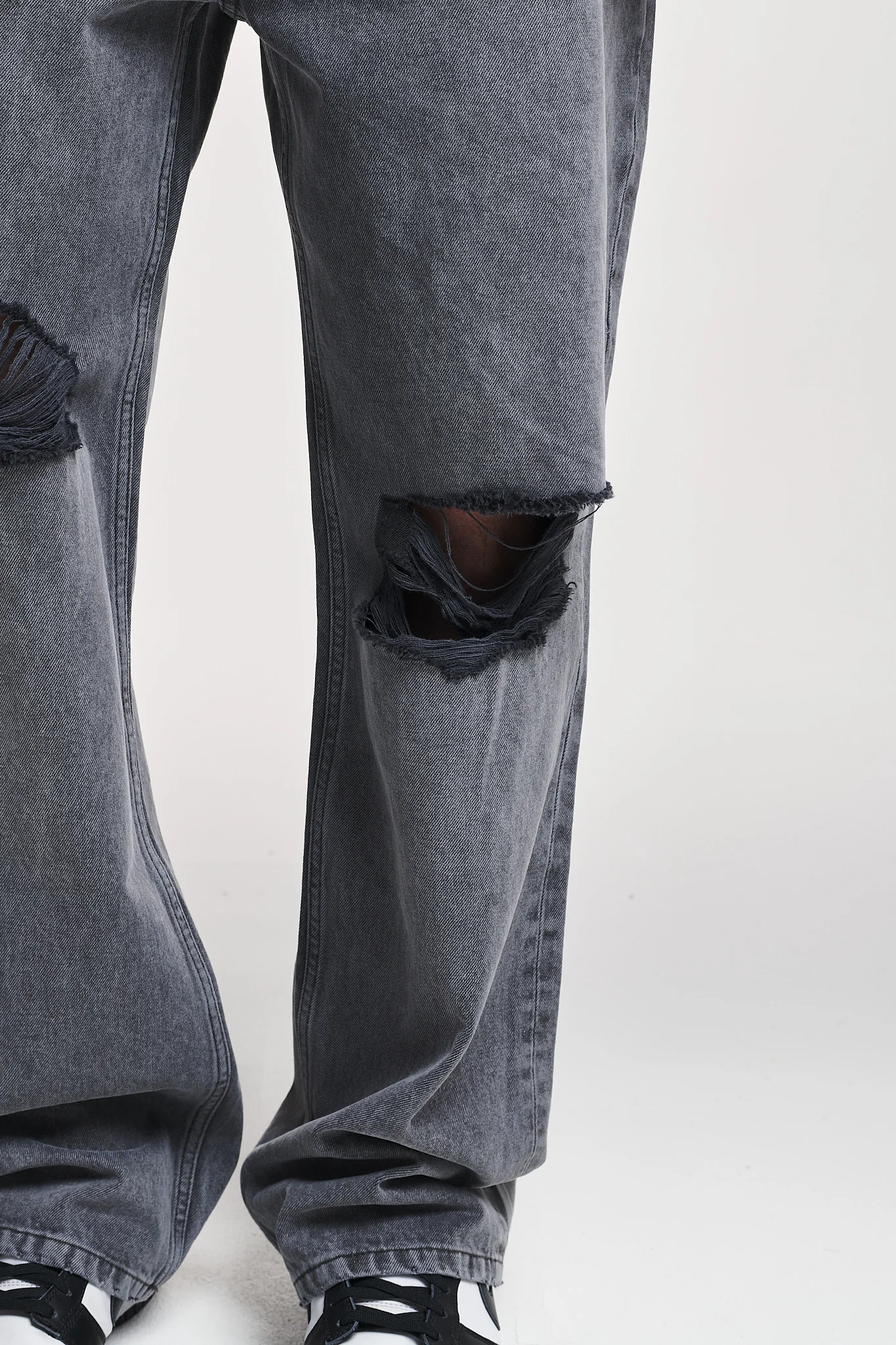 2Y Studios ANDUIN RIPPED BAGGY - Vaqueros holgados