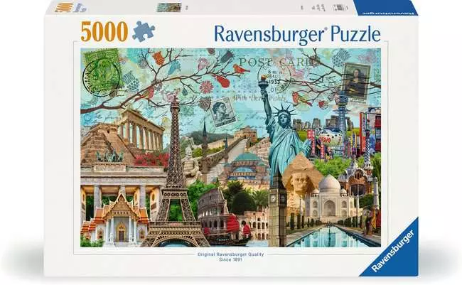 Puzzle 5000 Teile - Big City Collage