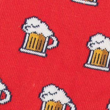 Chaussettes Léopold & Zoé rouge