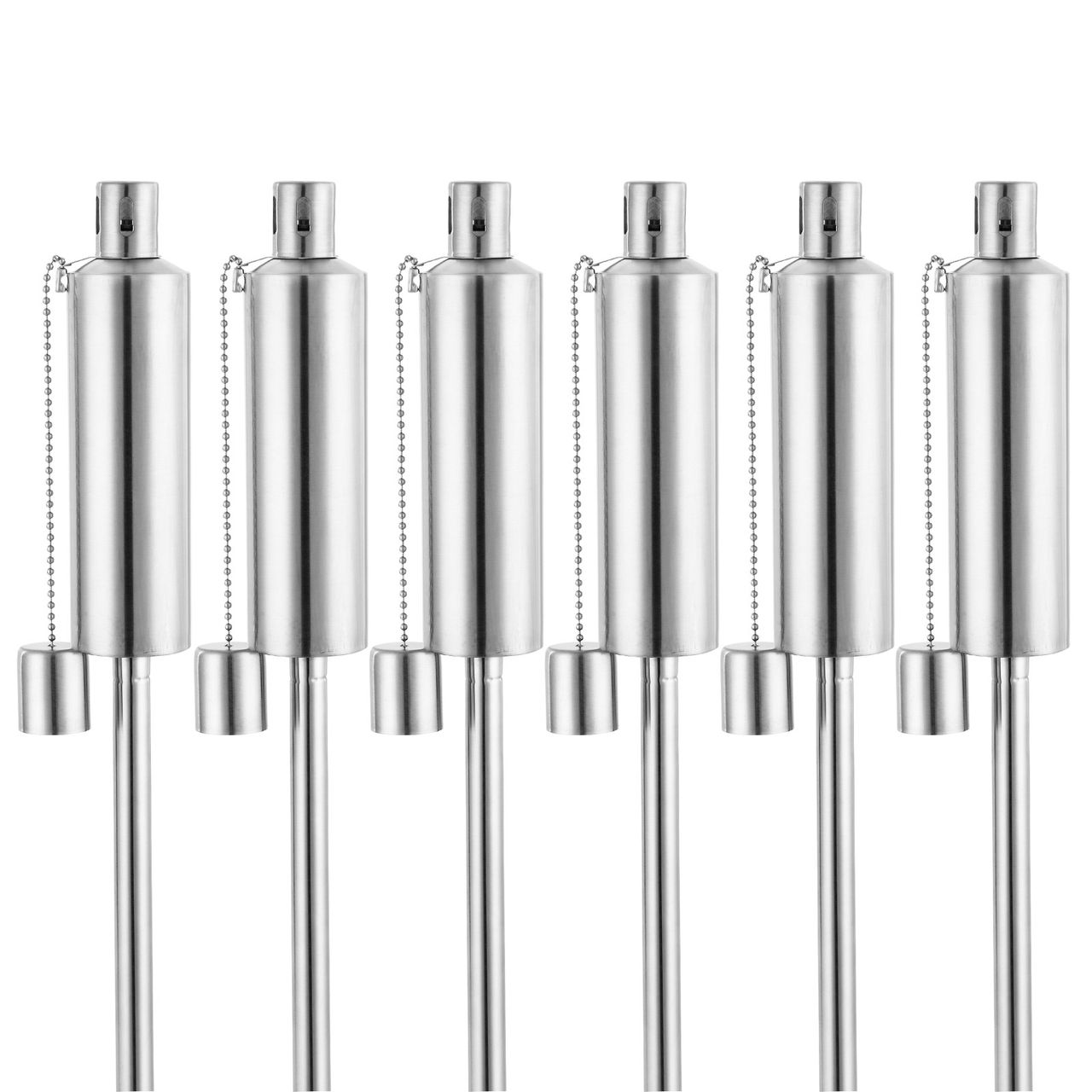 Gardebruk Öl-Fackel 6er-Set Edelstahl 115cm