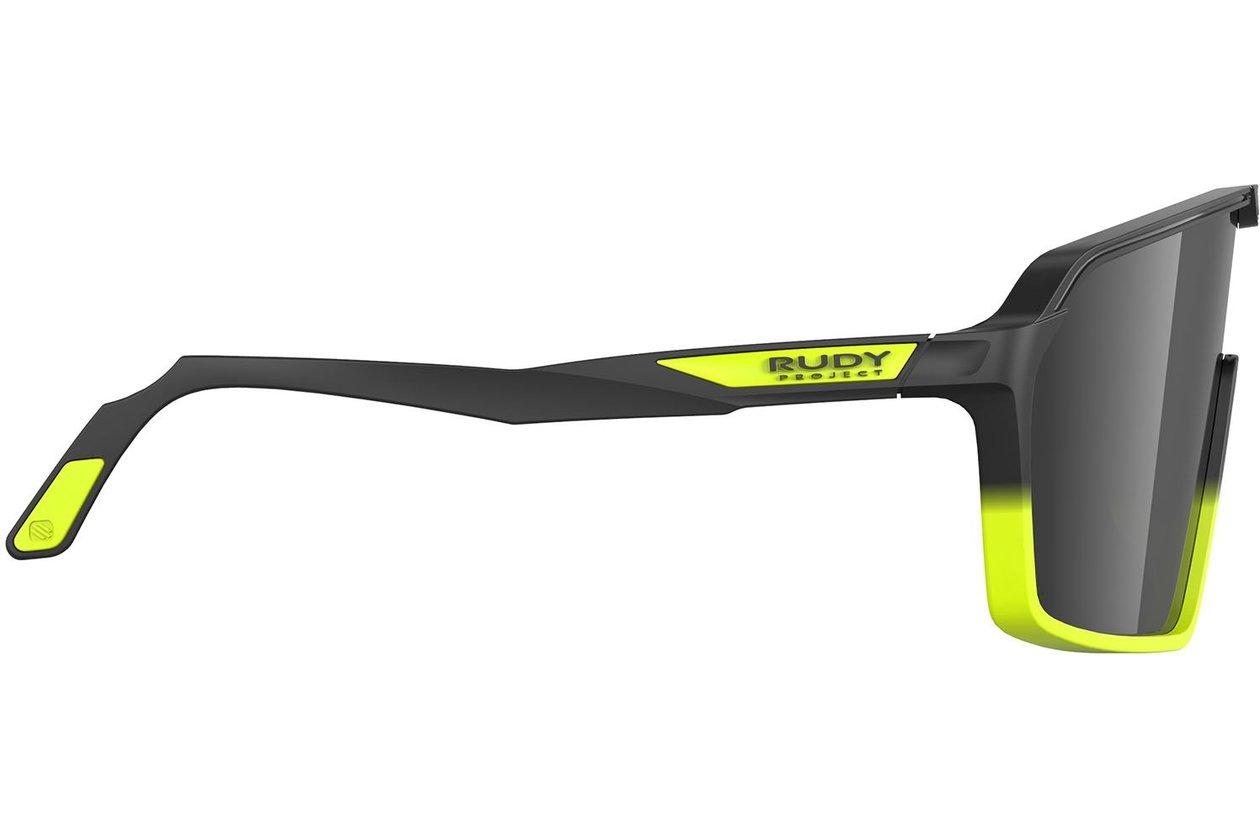 Rudy Project Spinshield Black Fade Yellow Fluo Matte - Smoke Black